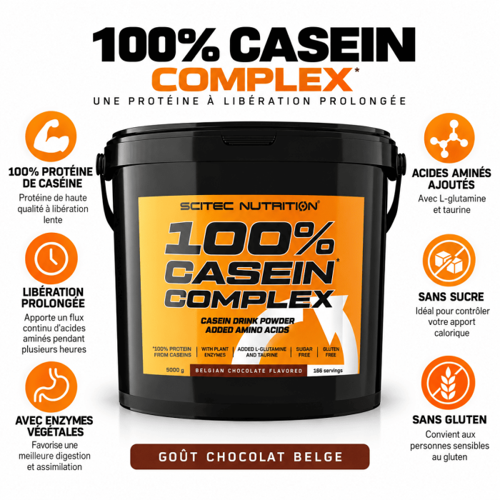 100% Casein Complex - Scitec Nutrition