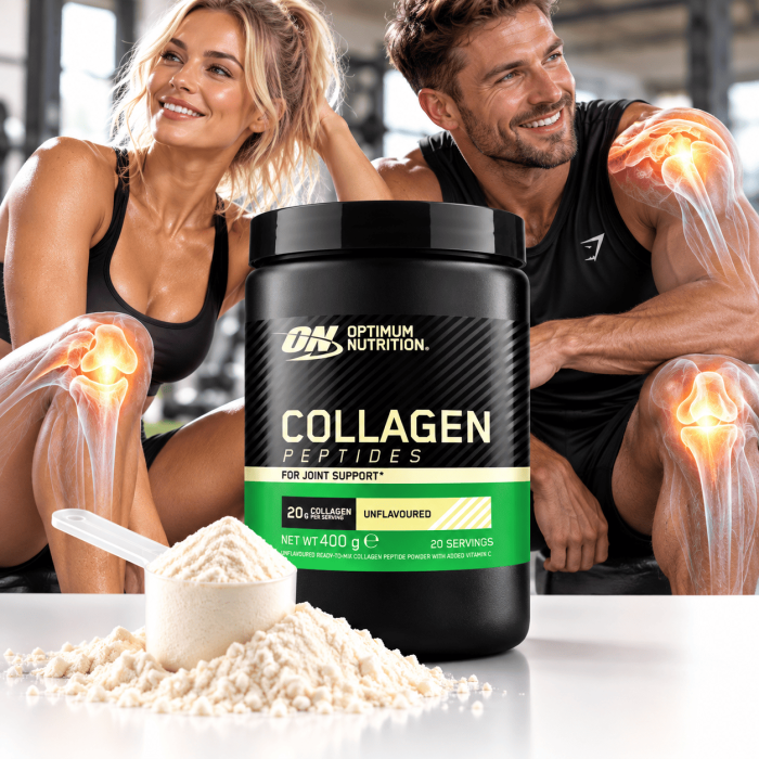 Collagen Peptides - Optimum Nutrition couple fitness