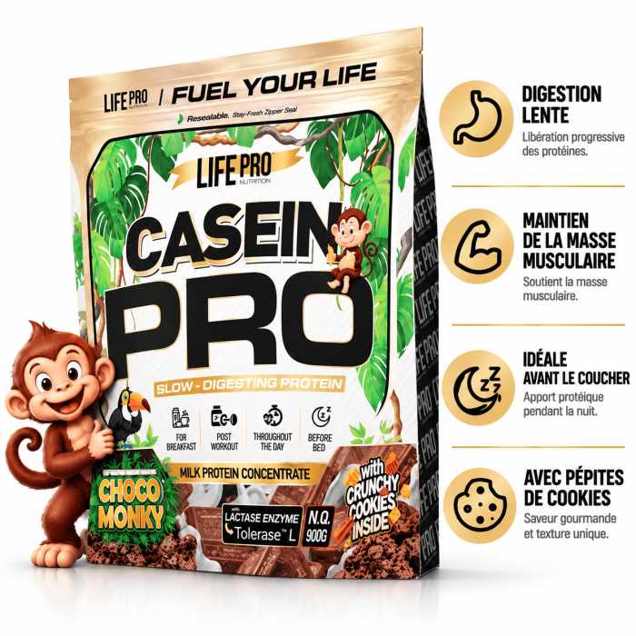 les avantages Caséin Pro - Life Pro Nutrition