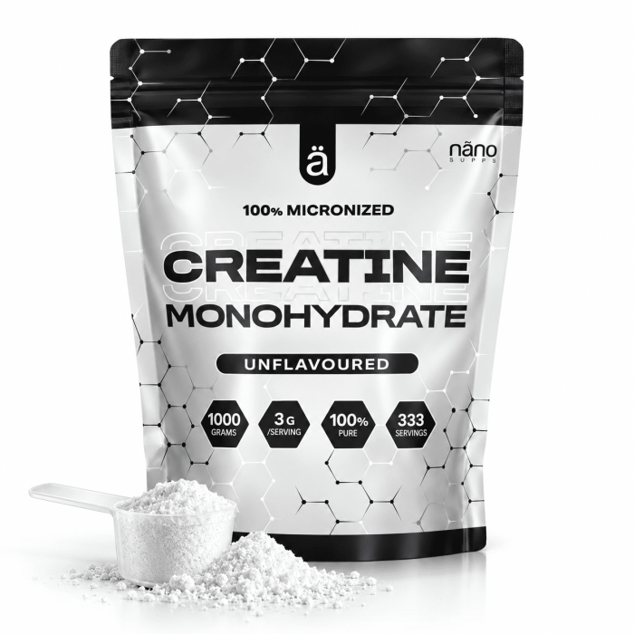 Créatine Monohydrate Micronisée - Nano Supps