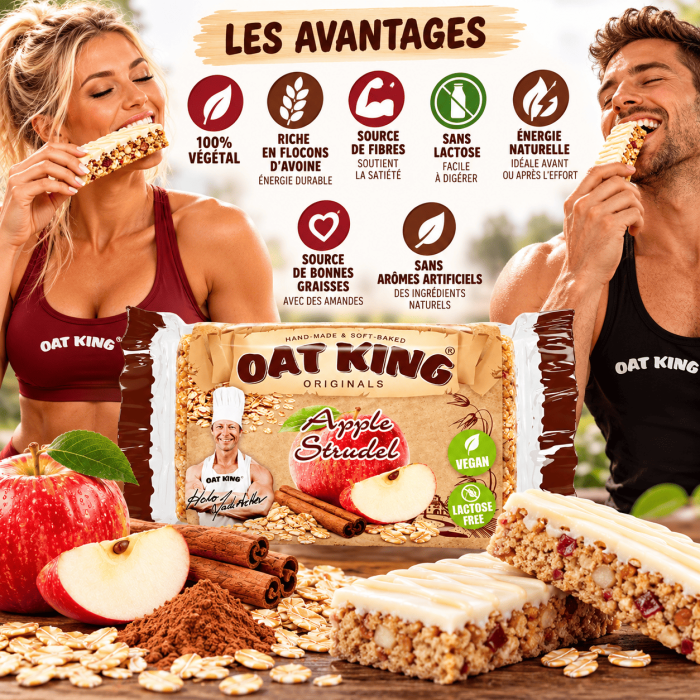 les avantages de Oat King Energy Barre Avoine - LSP