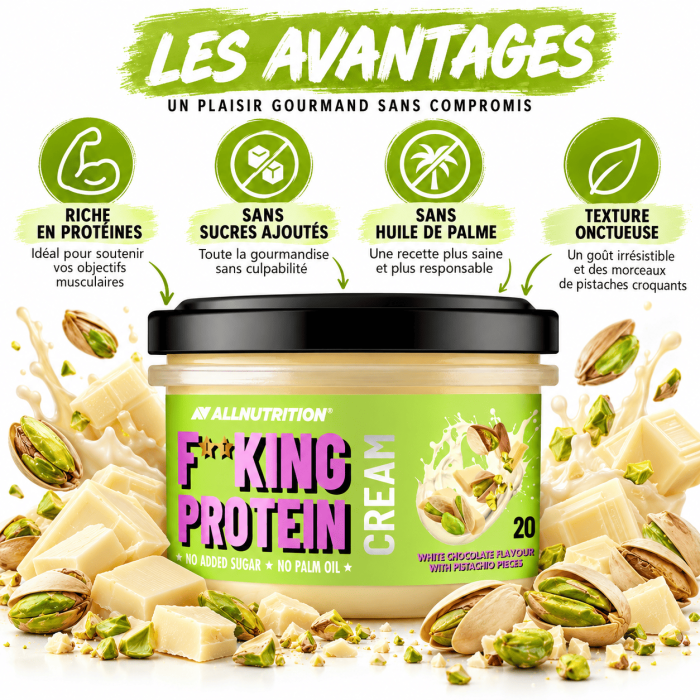 Fitking Pâte à tartiner Protéinée pistache 200g | All Nutrition