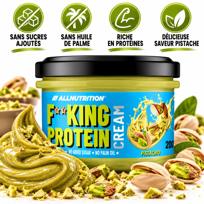 Fitking Pâte à tartiner Protéinée pistache 200g | All Nutrition