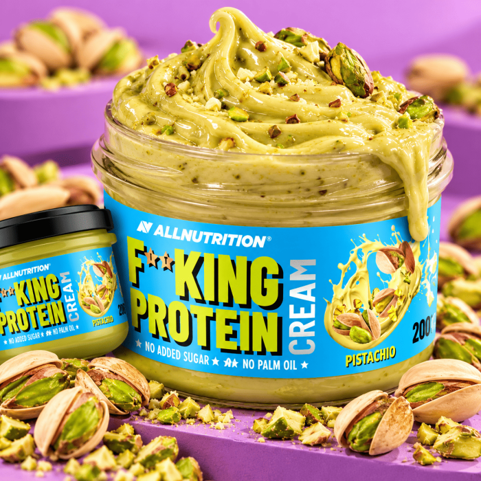 Fitking Pâte à tartiner Protéinée pistache 200g | All Nutrition