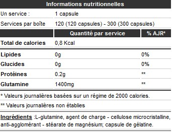 glutamine olimp nutrisport performances