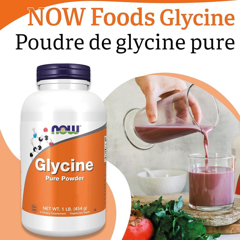 Glycine - 450g - Now Foods | Nutrisport performances