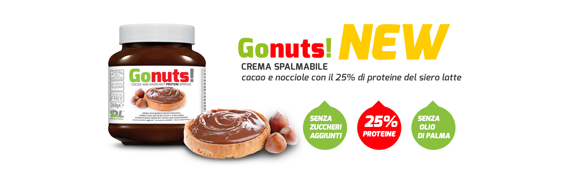 Beurre de cacahuète protéiné - GO ON | Nutrisport Performances