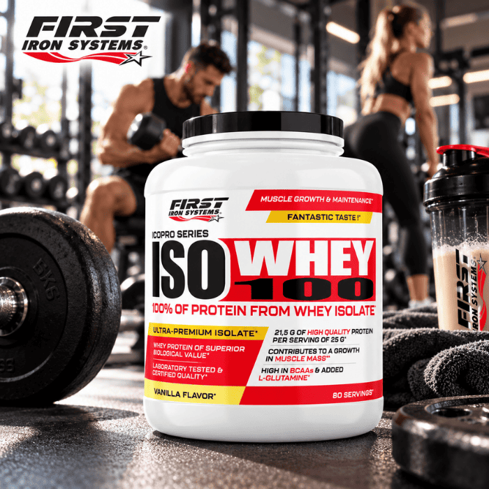 proteine iso 100 first iron systems